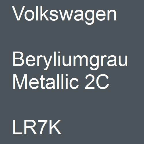 Volkswagen, Beryliumgrau Metallic 2C, LR7K.